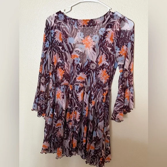 Free people Beach Babe Bell Sleeve Tunic Women’s XS Boho Hippie - Picture 5 of 8